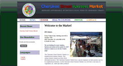 Desktop Screenshot of cherokeemarket.org