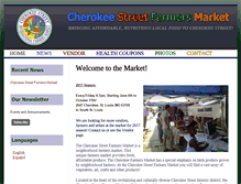 Tablet Screenshot of cherokeemarket.org